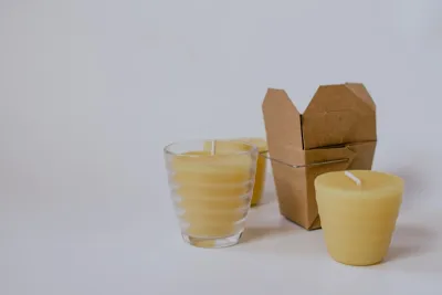 Hand-poured beeswax candles